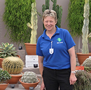 Brenda with a Cactus display